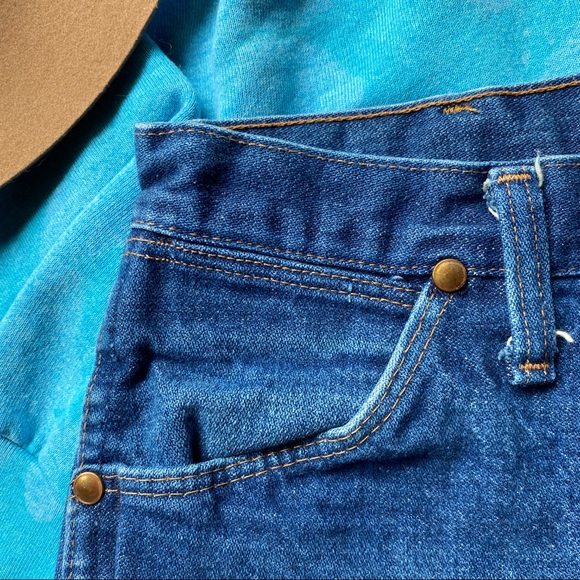 Vintage Wrangler High Waist Jean Straight Leg W 30 31 - Picture 3 of 6